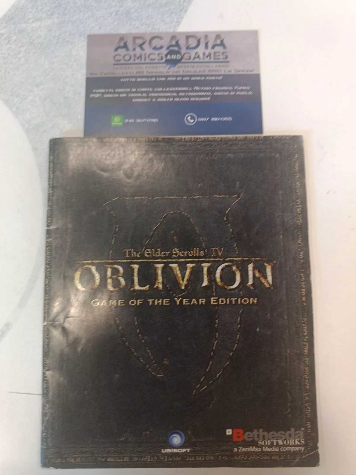 The Elder Scrolls Oblivion Game Of The Year Edition Manuale PS3 PlayStation 3